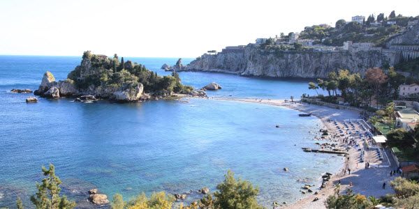 Italie - Sicilie - Taormina - Isola Bella